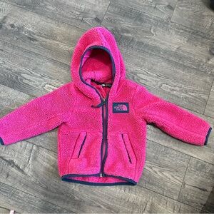 The North Face pink sweater